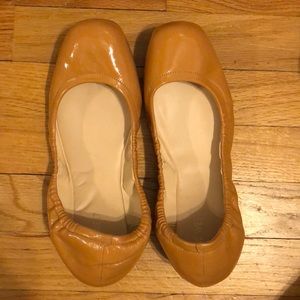Mustard Nine West ballet flats